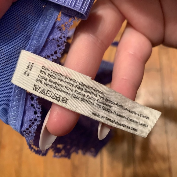 INTIMATELY FREE PEOPLE Purple Lace Halter Bralette - Picture 6 of 7